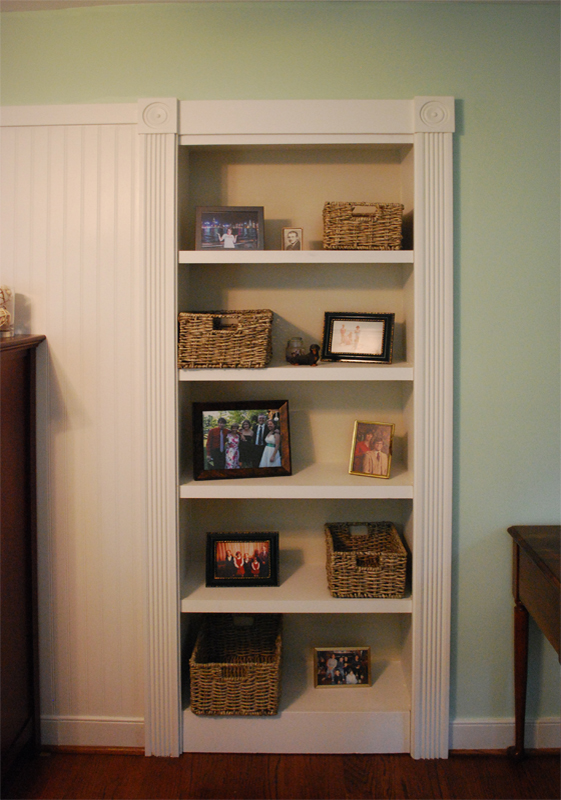 built in bookshelf cabinet plans